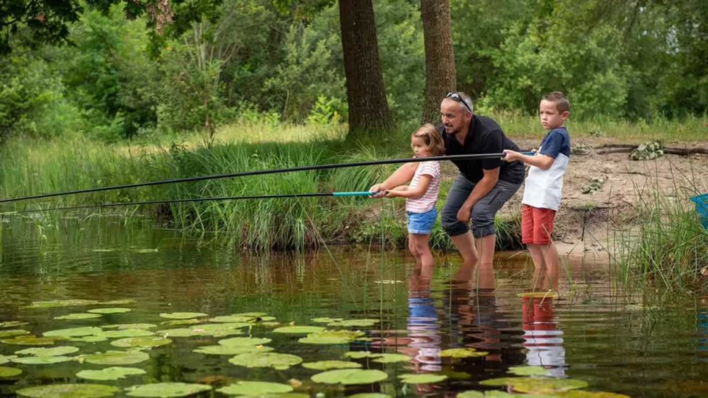 vissen met kinderen