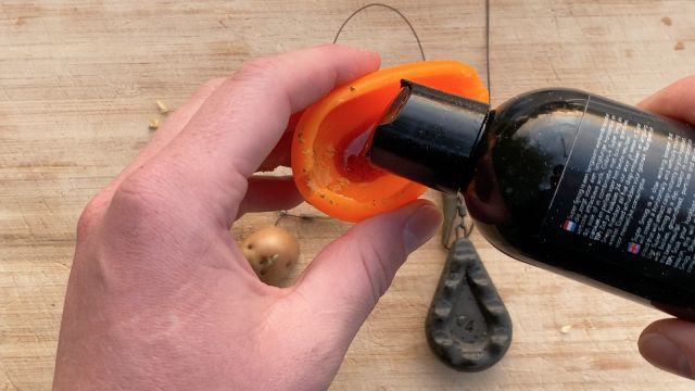 Krieltje dippen stap 2