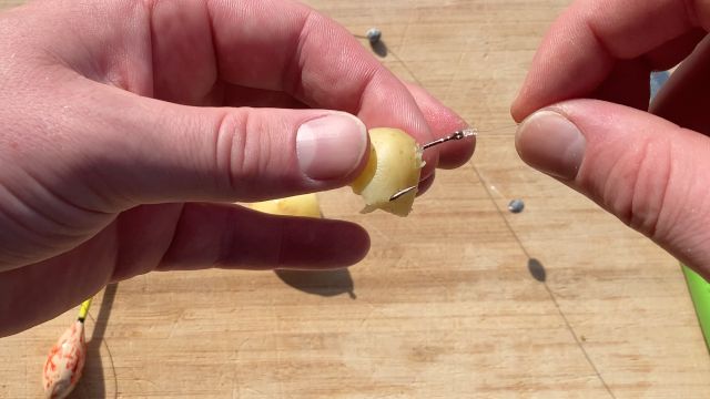 Penvissen met aardappels stap 4