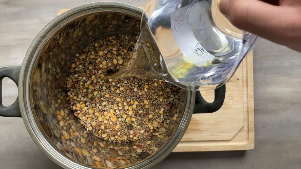 duivenvoer koken water