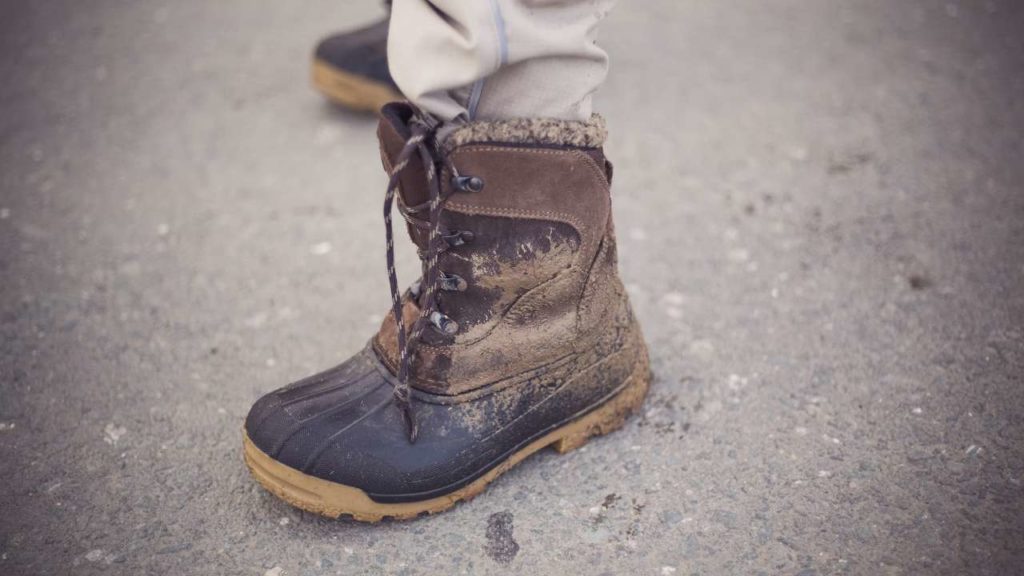 Voorbereiding vissen tijdens een storm